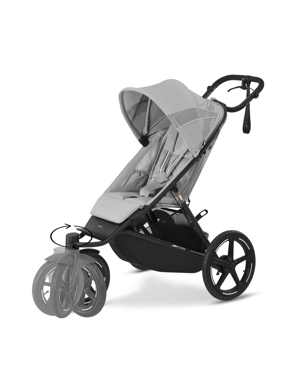 Cybex avi spin fog grey