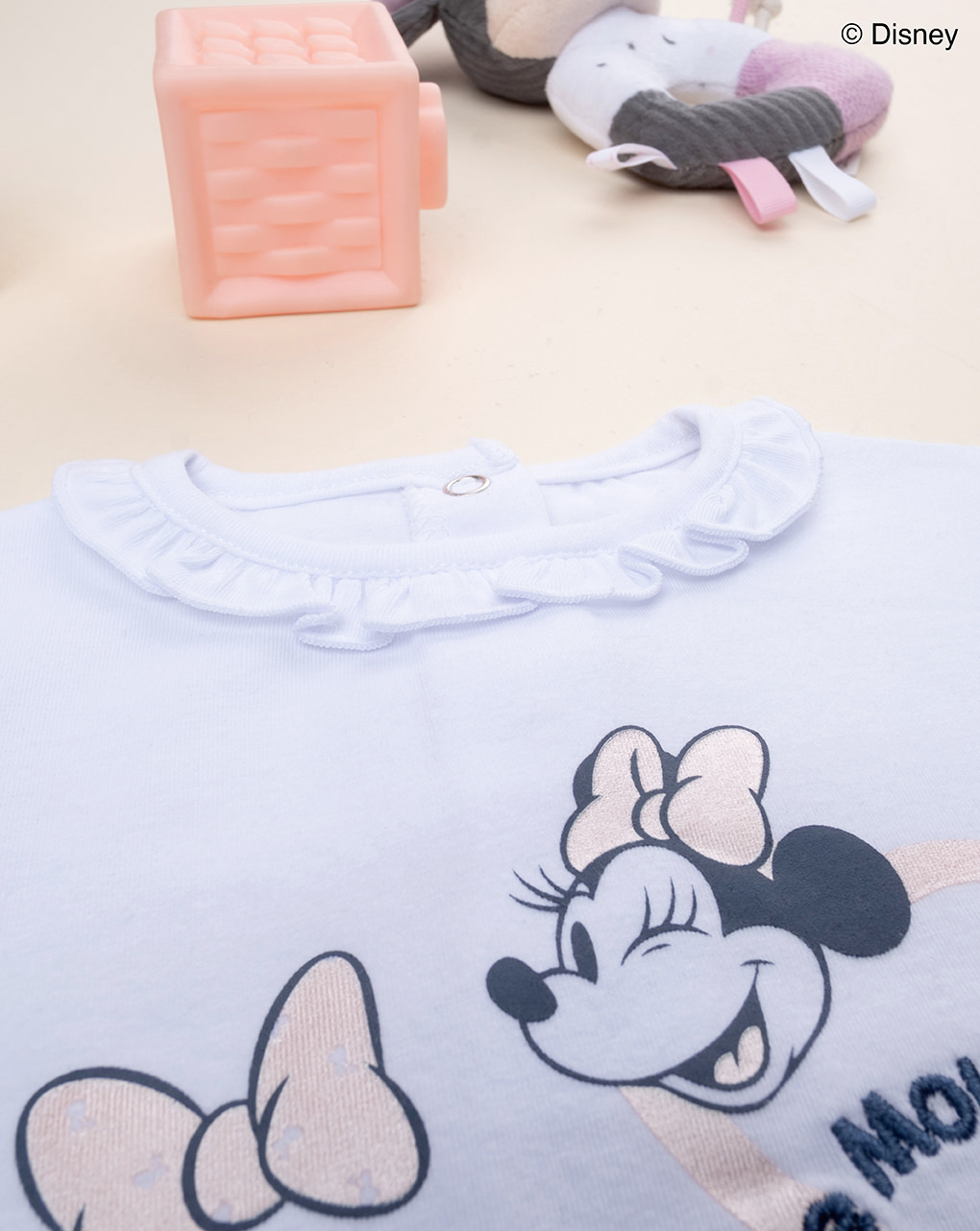 T-shirt bimba bianca minnie