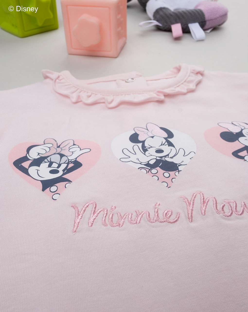 T-shirt bimba minnie rosa