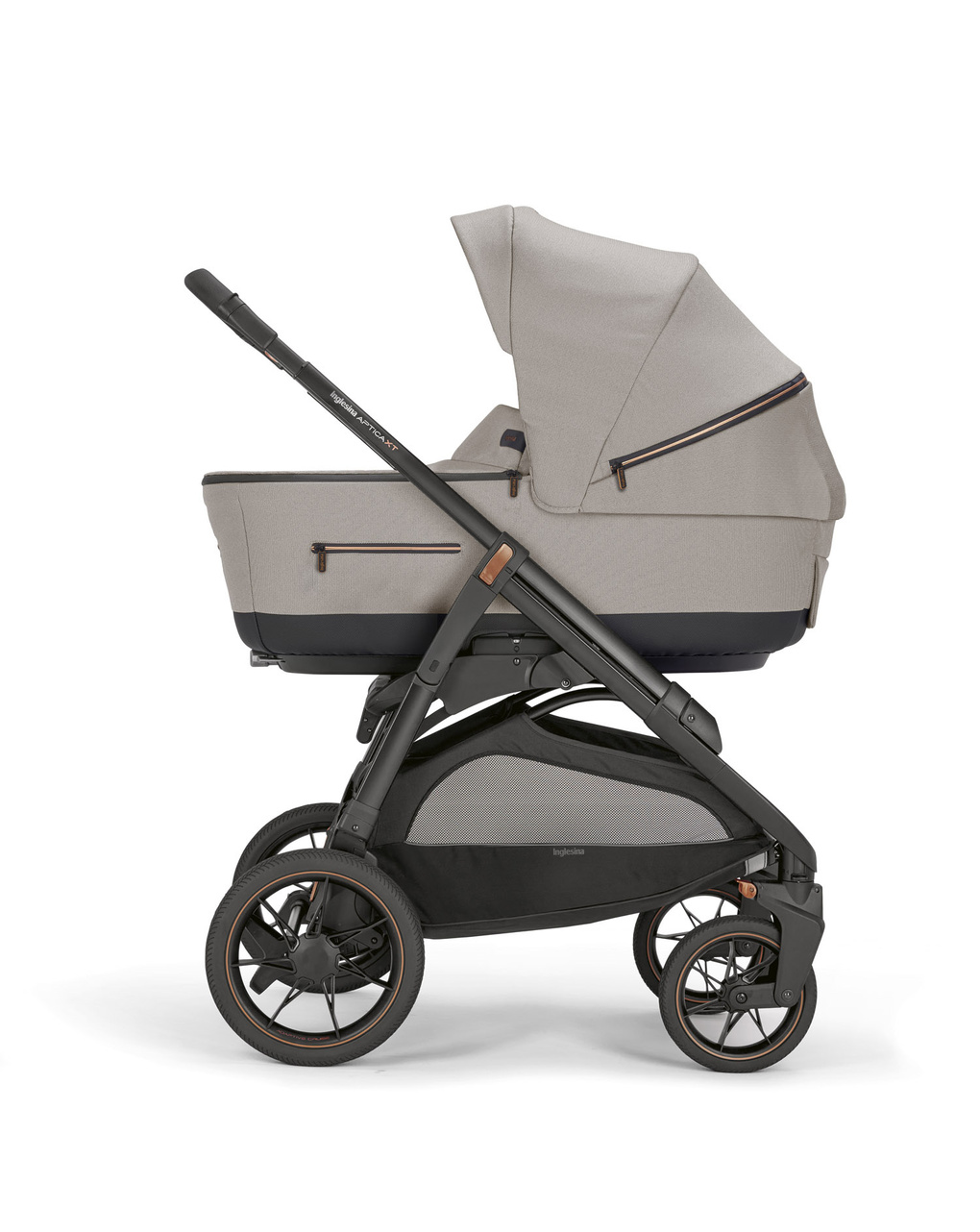 Aptica xt system quattro darwin colore tundra beige telaio nero - inglesina