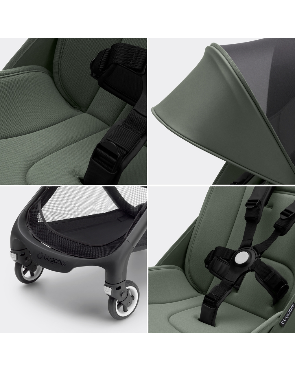 Bugaboo butterfly black/forest green