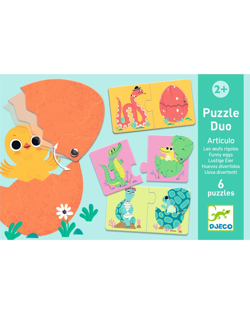 Puzzle duo articulo - + 2 a - djeco