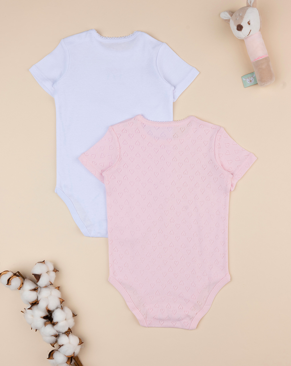 Pack 2 body bimba bianco e rosa