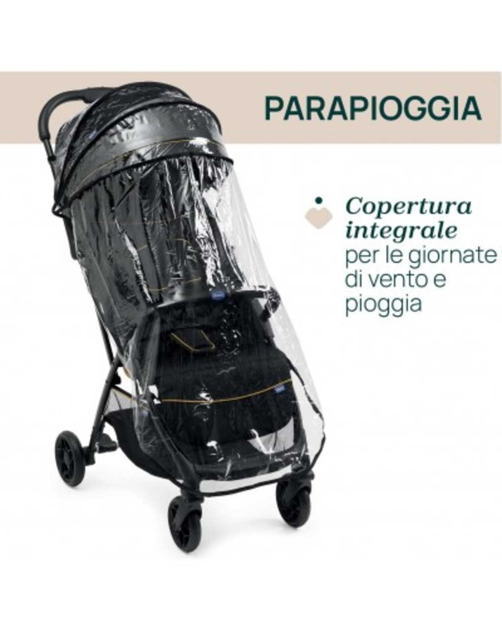 Passeggino glee grey melange - chicco