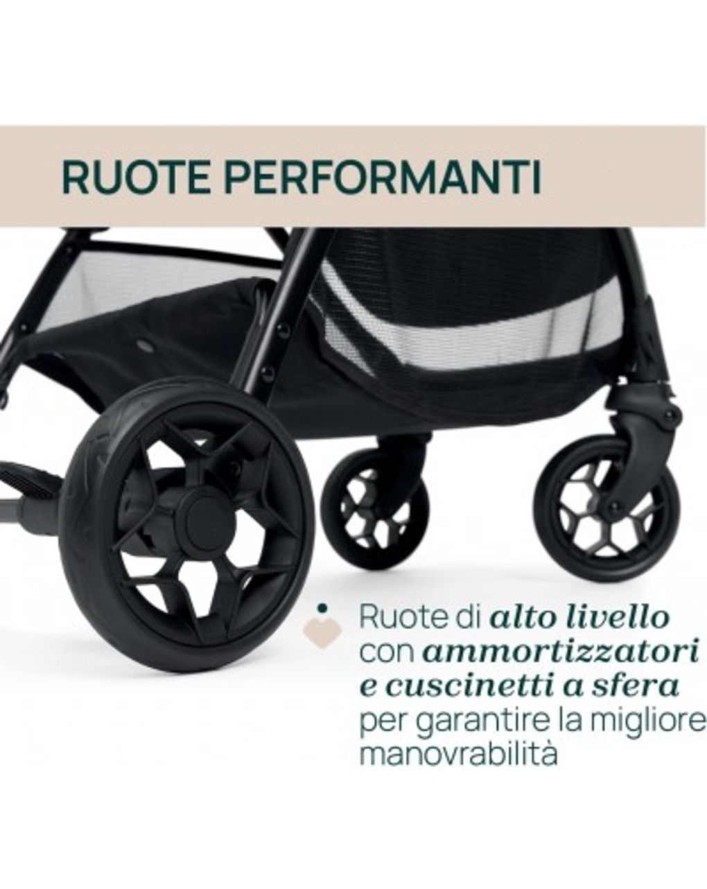 Passeggino glee grey melange - chicco