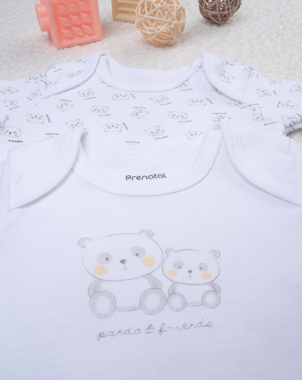 Pack 2 body neonato panda