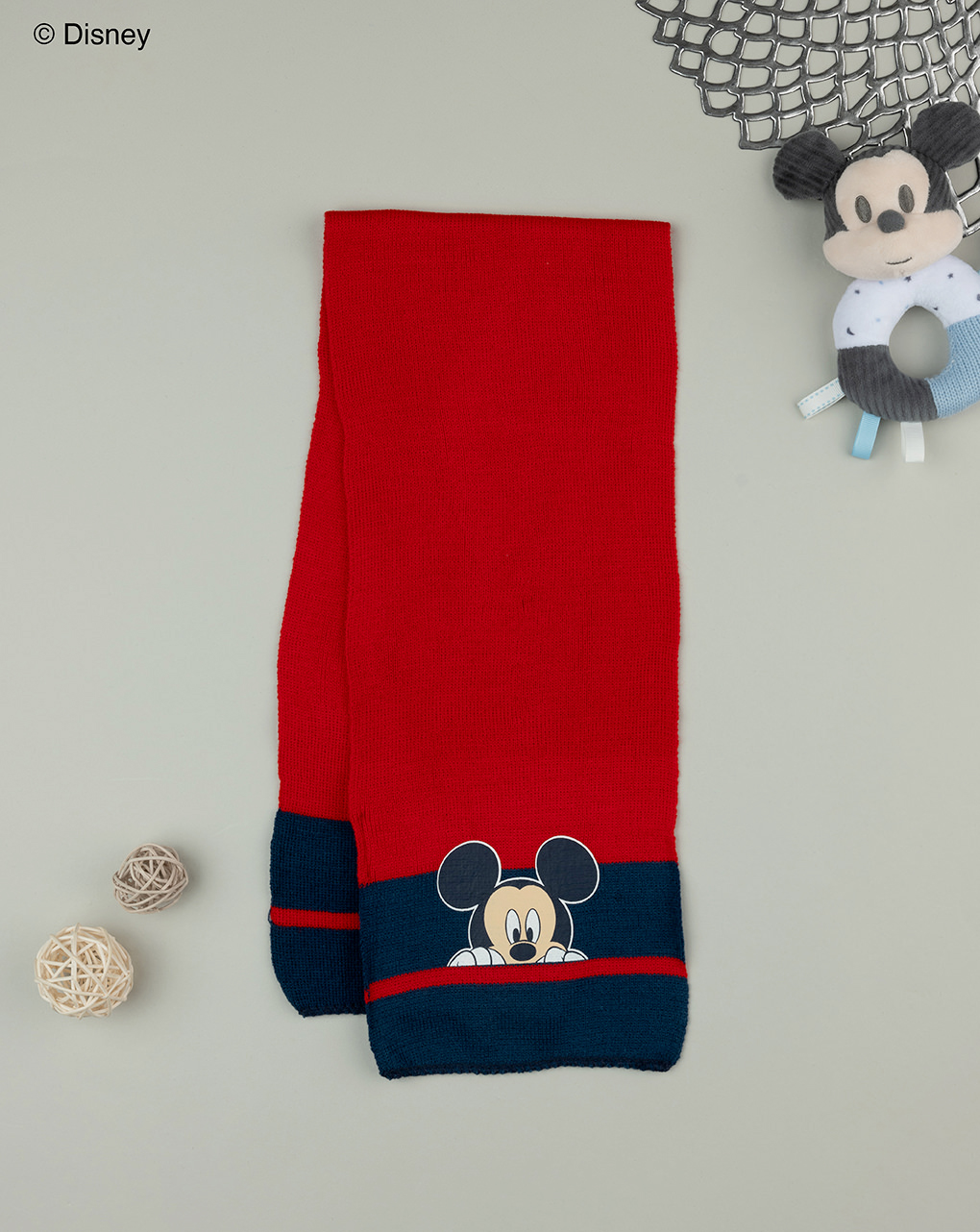 Sciarpa tricot bambino disney topolino