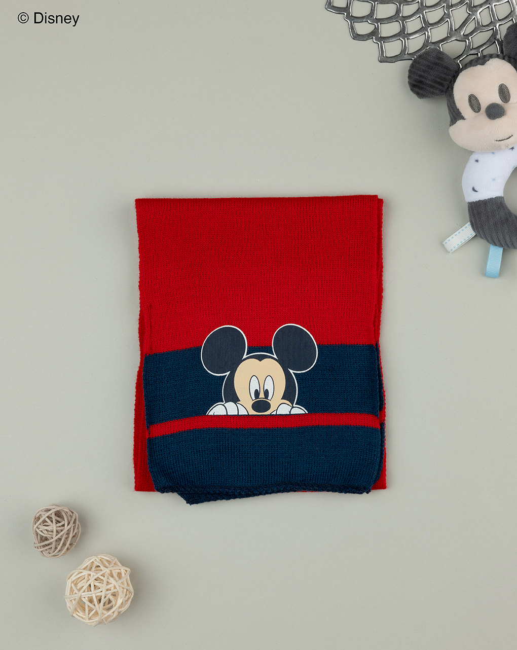 Sciarpa tricot bambino disney topolino