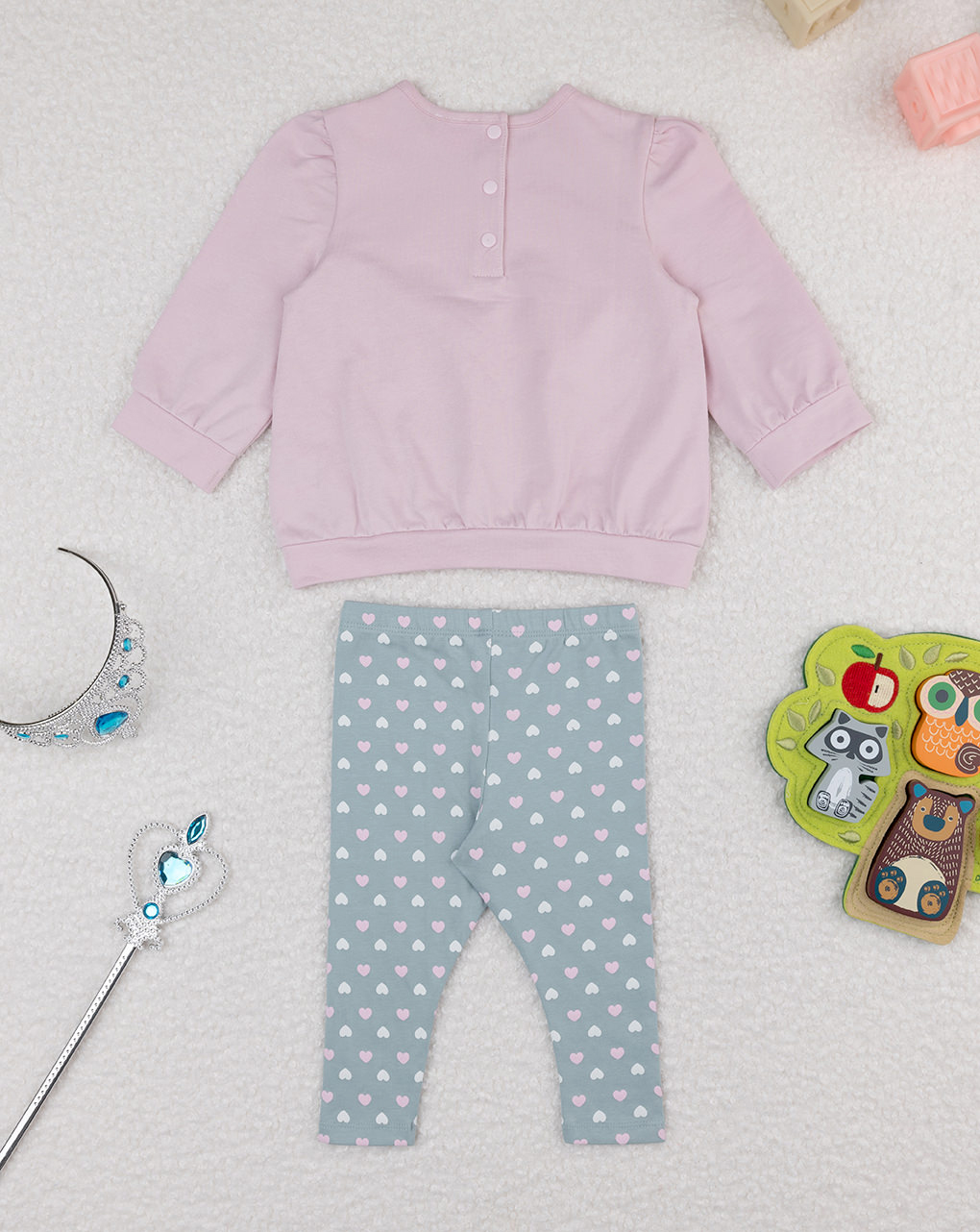 Completo jogging bimba bicolor unicorni