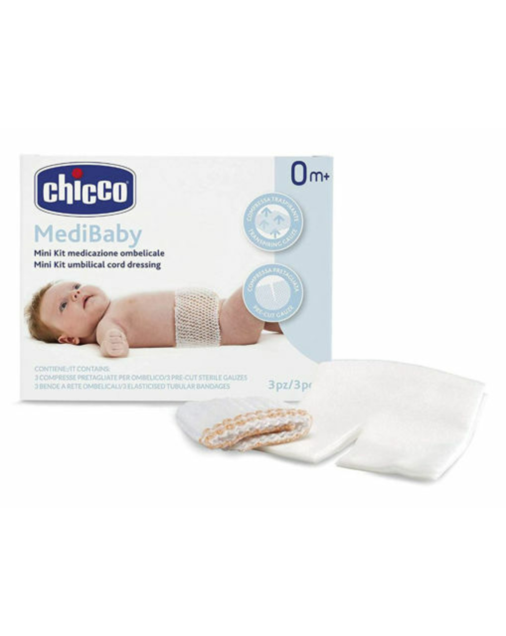 Medibaby kit per la medicazione ombelicale - chicco