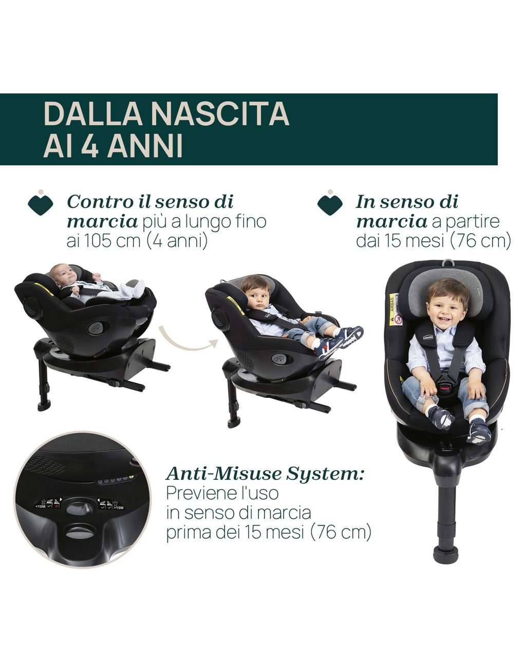 Seggiolino auto seat 105 (40-105 cm) - chicco