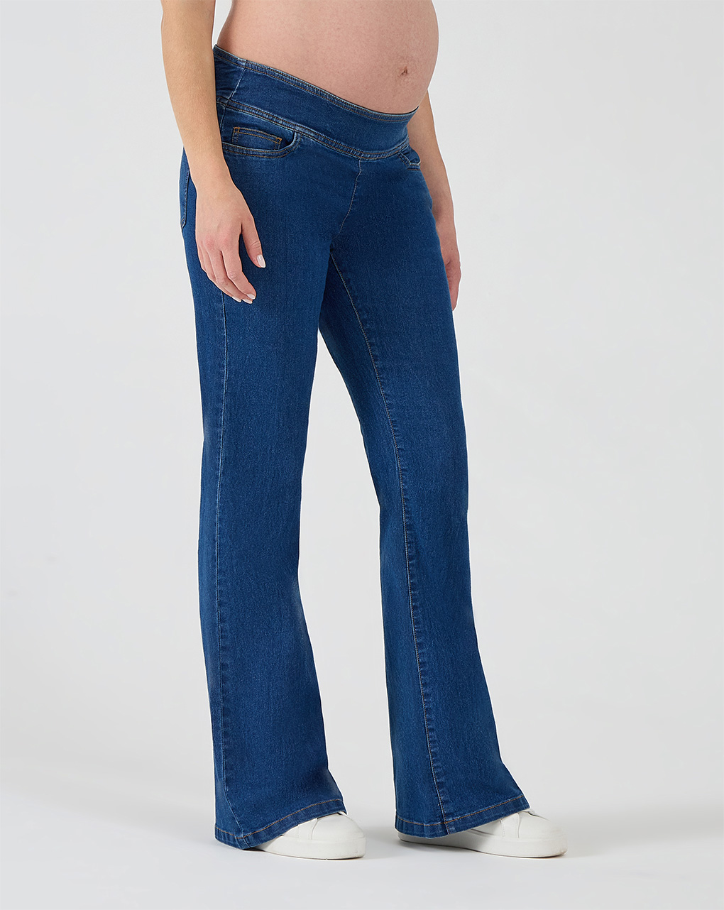 Pantalone premaman in denim