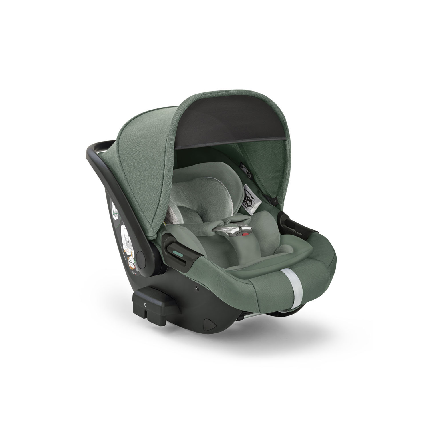 Trio system4 electa darwin recline - murray green + telaio total black - inglesina