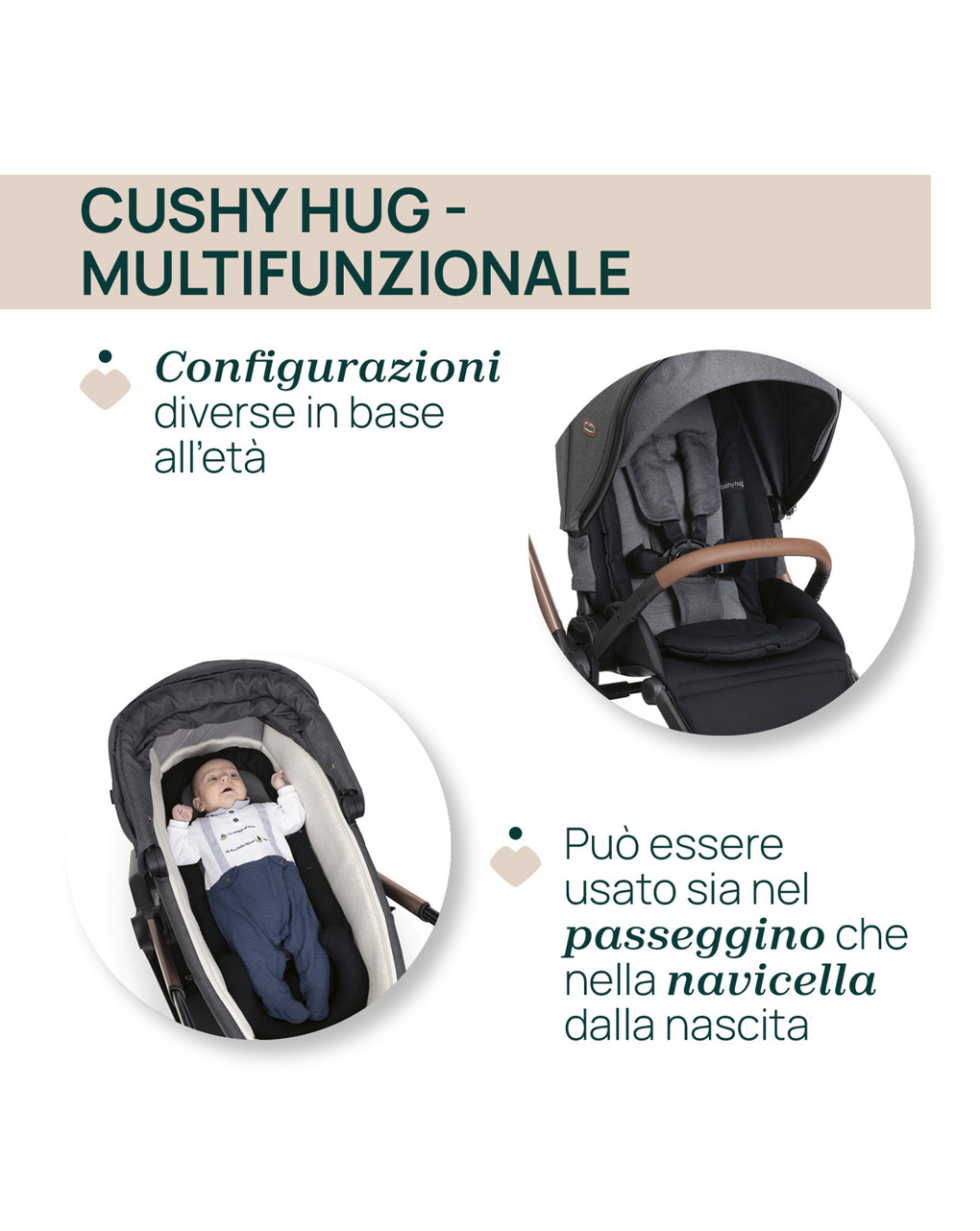 Trio mysa flexi con first seat recline (con lullaglide)