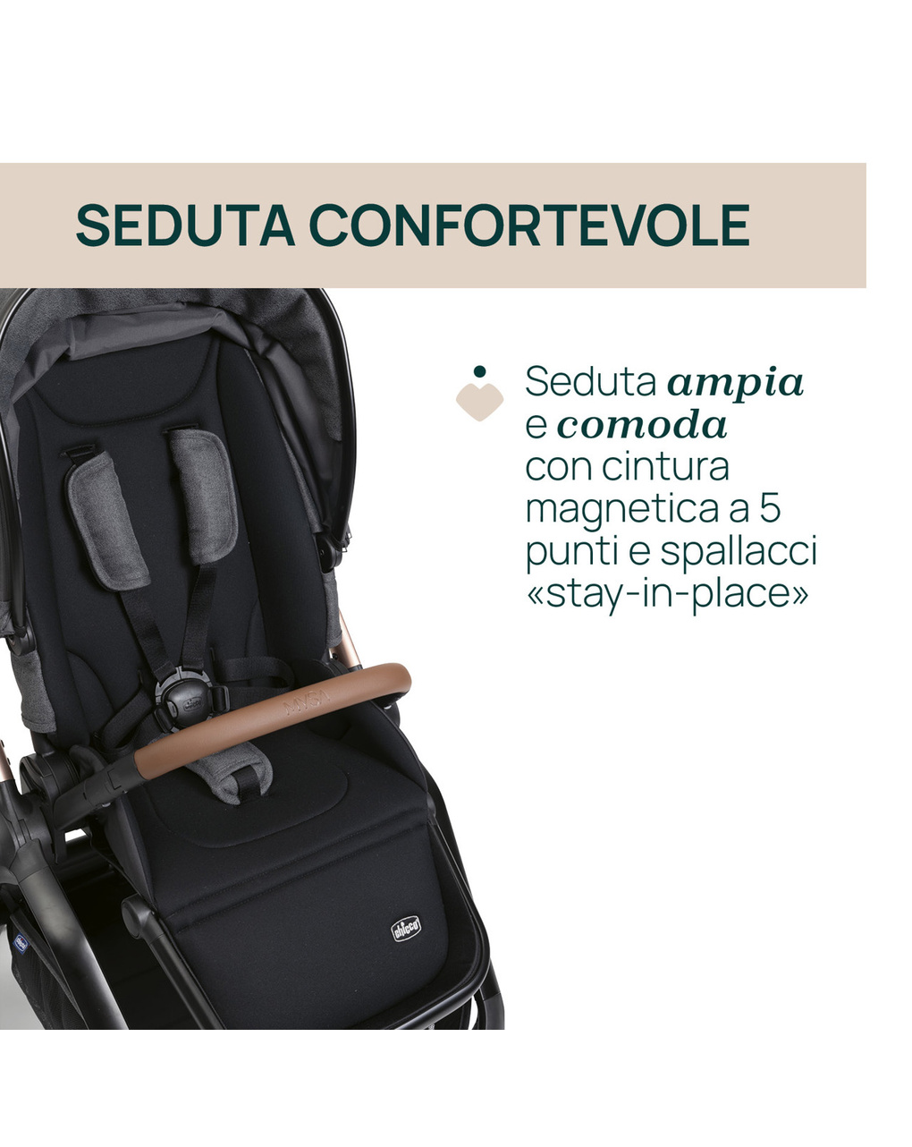 Trio mysa flexi con first seat recline (con lullaglide)