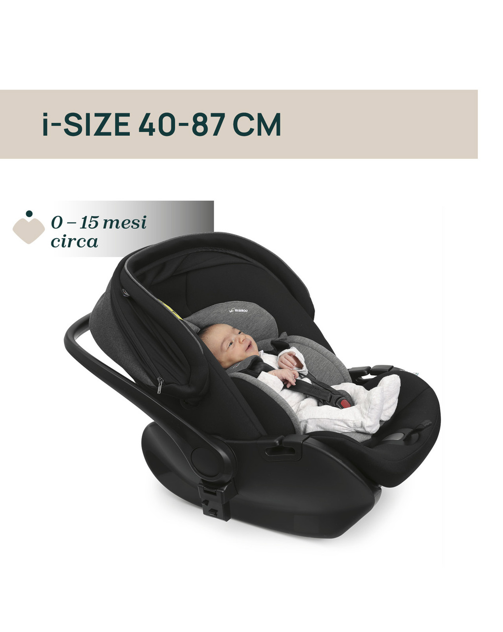 Trio mysa gran comfort con first seat recline - chicco