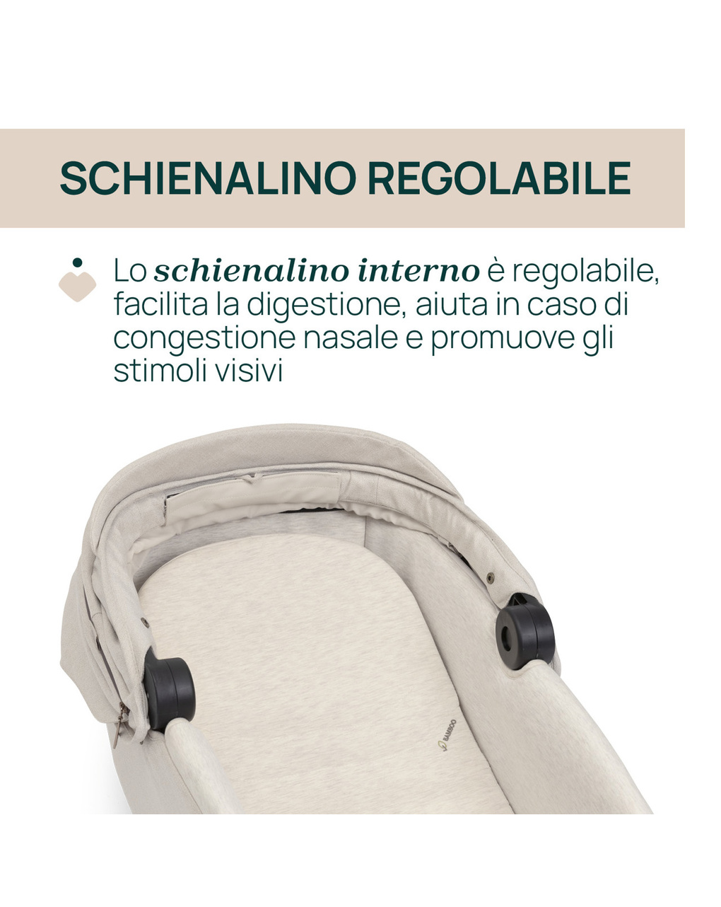 Trio mysa gran comfort con first seat recline - chicco