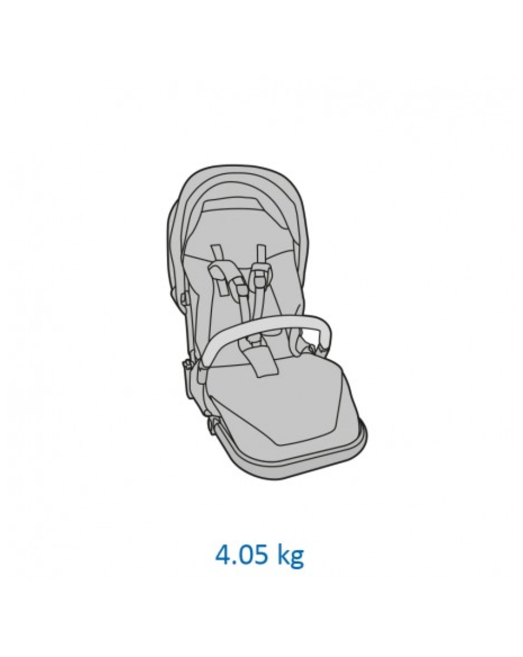 Duo oxford plus twilic graphite (passeggino+navicella) - maxi cosi