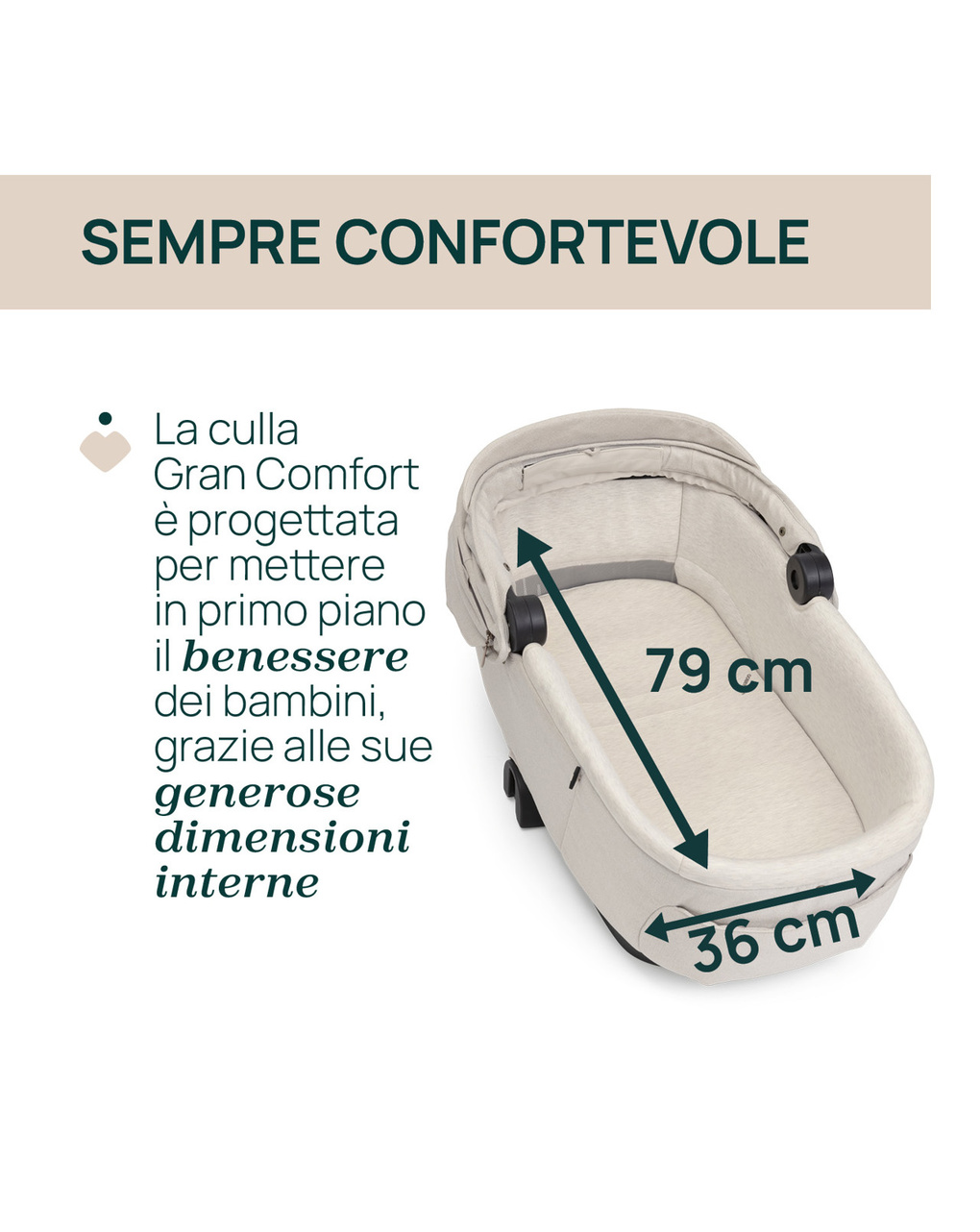 Trio mysa gran comfort con first seat recline - chicco