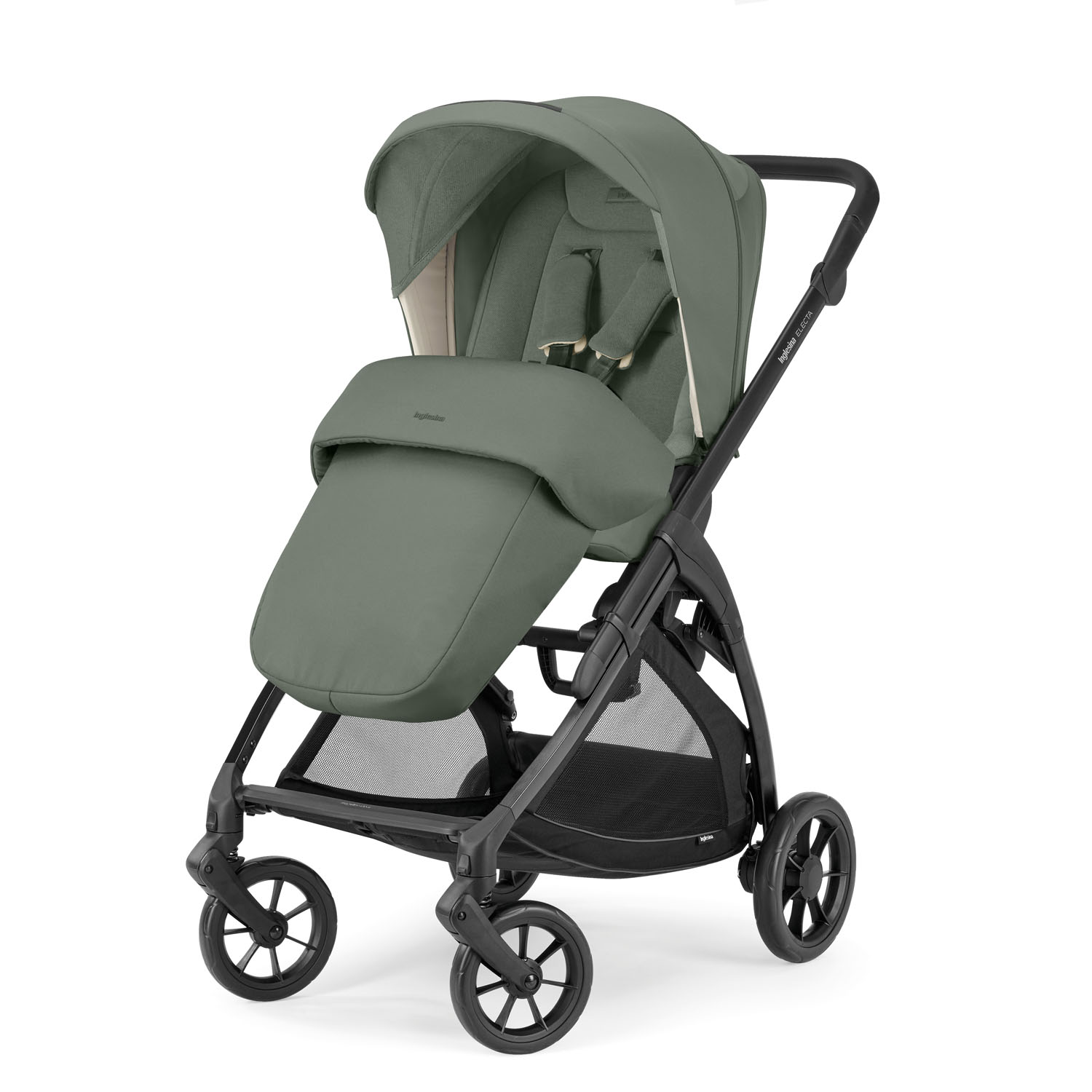 Trio system4 electa darwin recline - murray green + telaio total black - inglesina