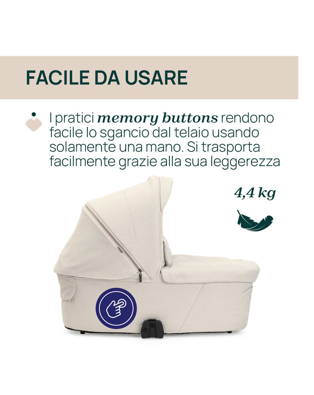 Trio mysa flexi first seat recline (con lullaglide) - chicco