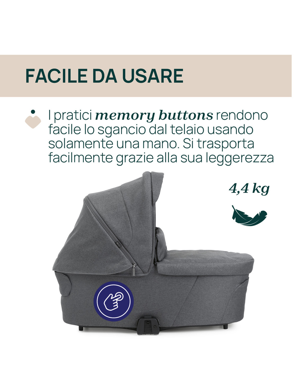 Trio mysa flexi con first seat recline (con lullaglide)