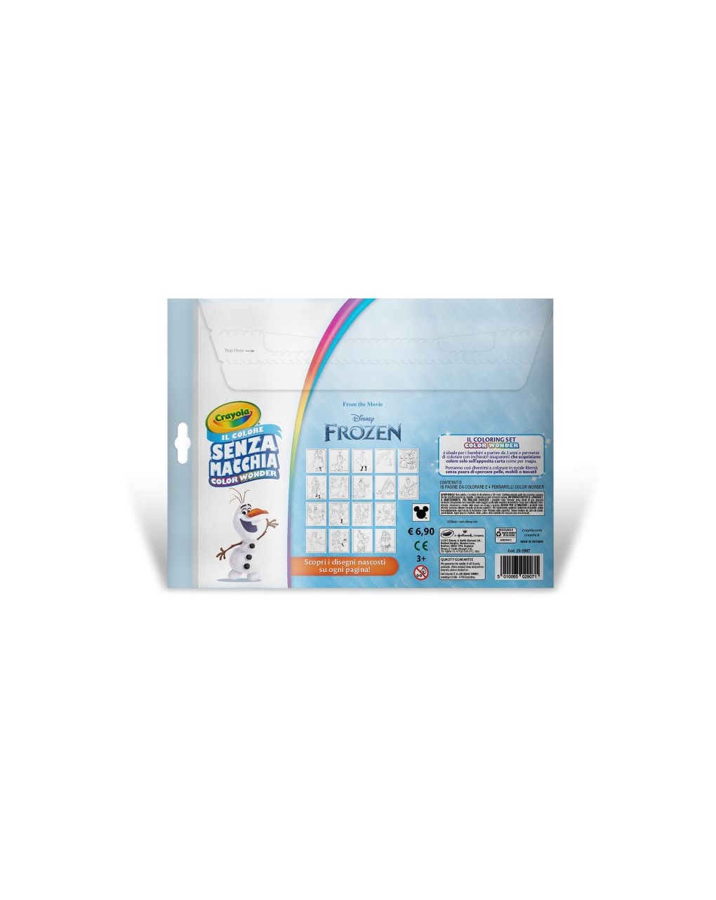 Coloring set color wonder disney frozen - 3+ - crayola