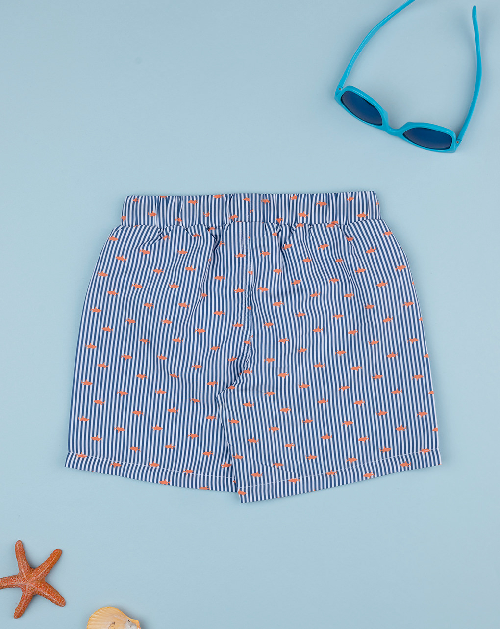 Boxer bambino blu righe