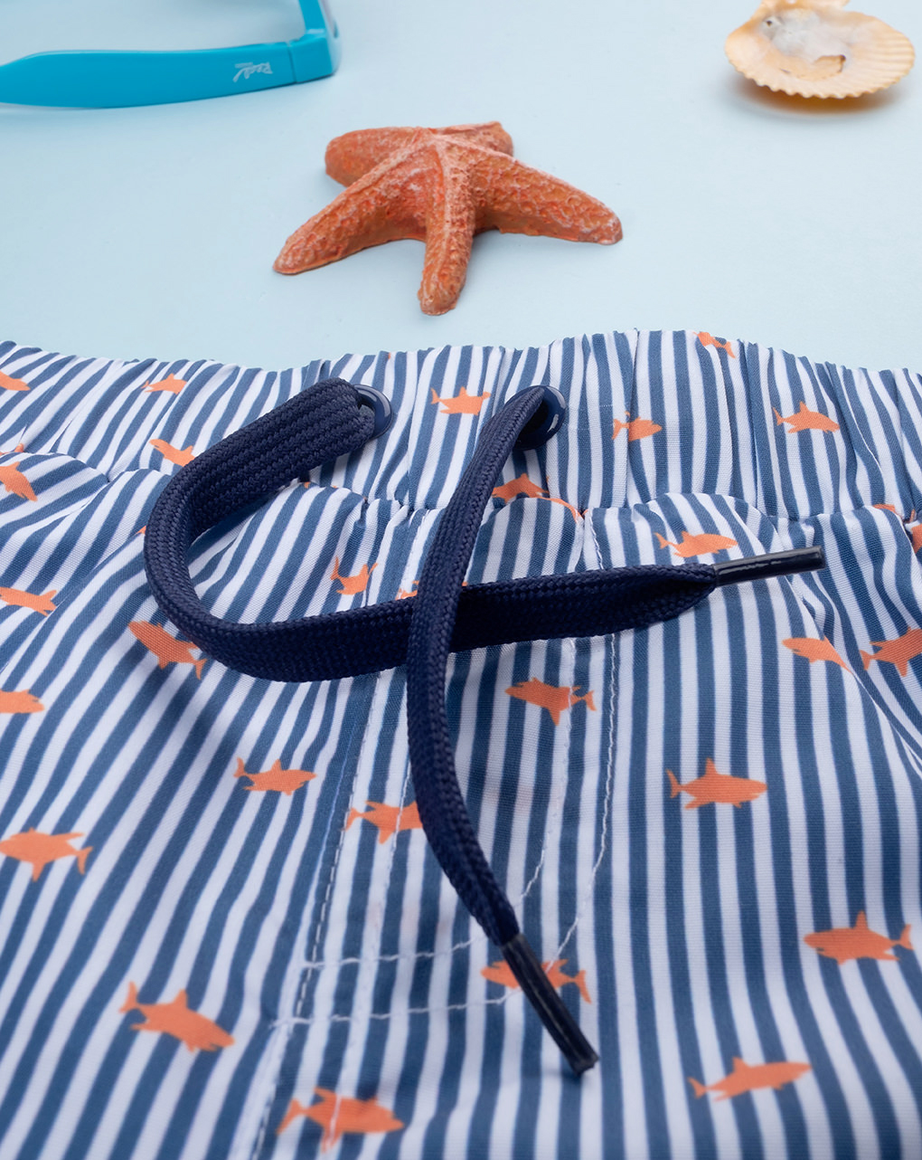 Boxer bambino blu righe