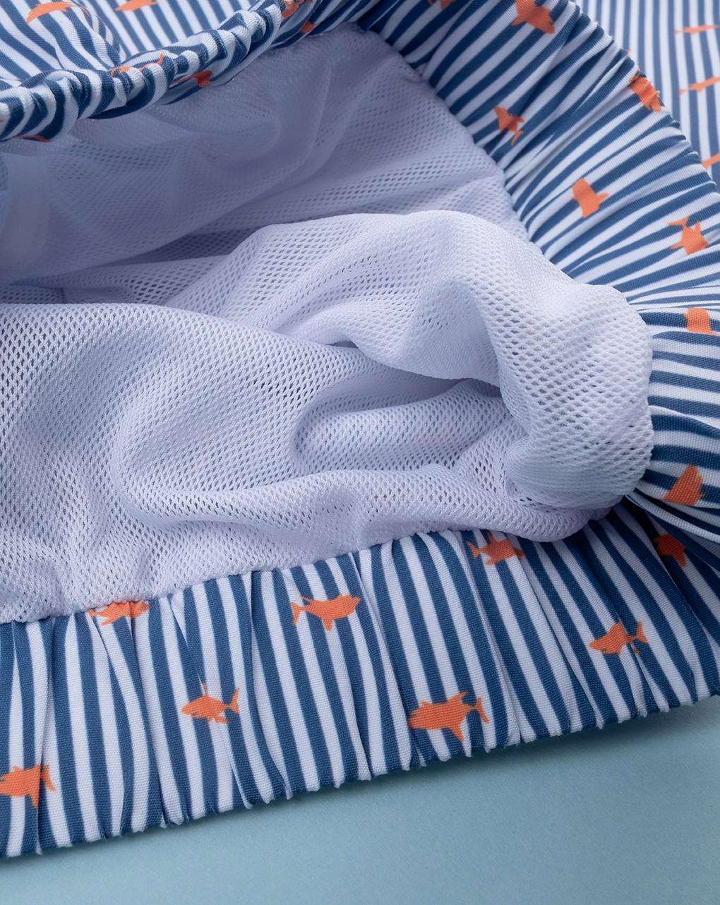 Boxer bambino blu righe