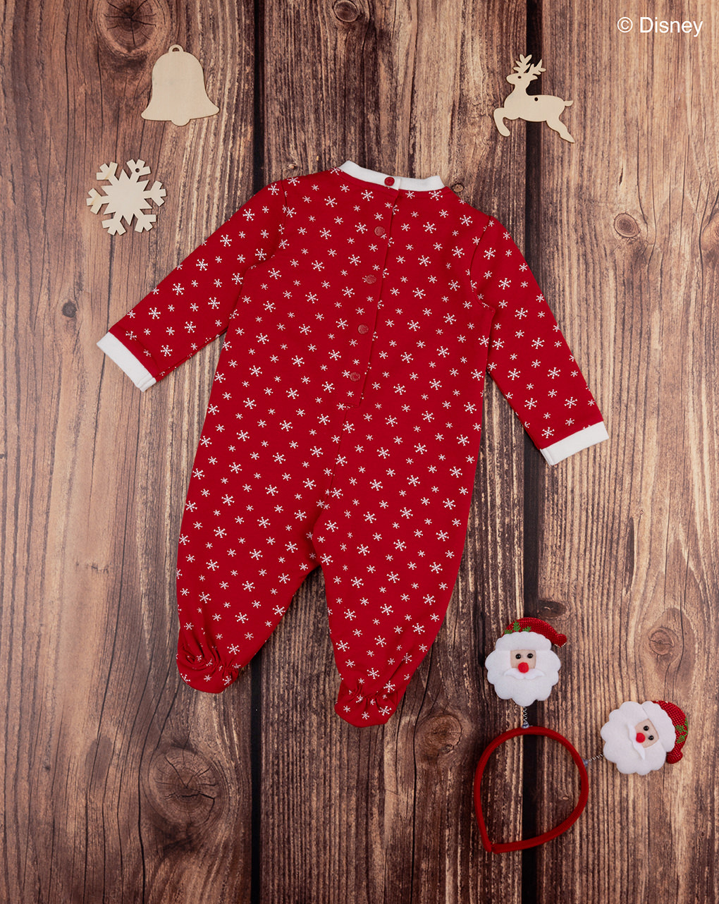 Tutina felpato unisex "mickey natale"