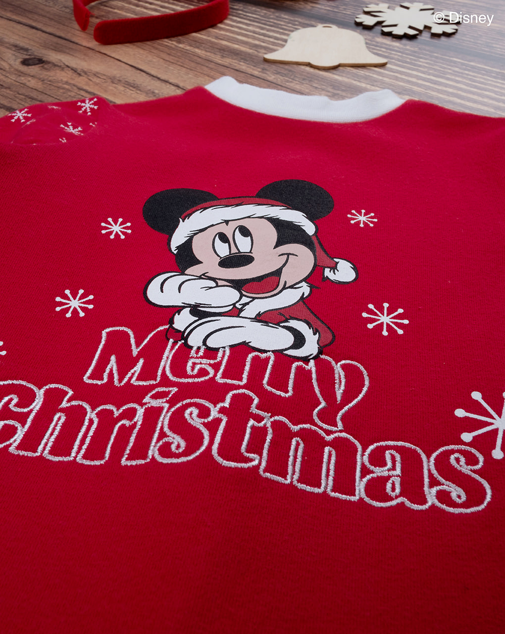 Tutina felpato unisex "mickey natale"