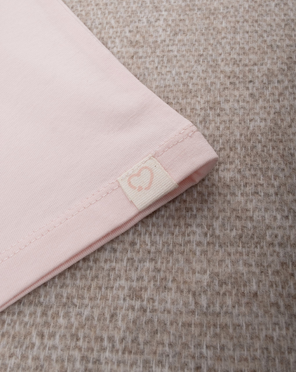 T-shirt bimba rosa chiaro stampata