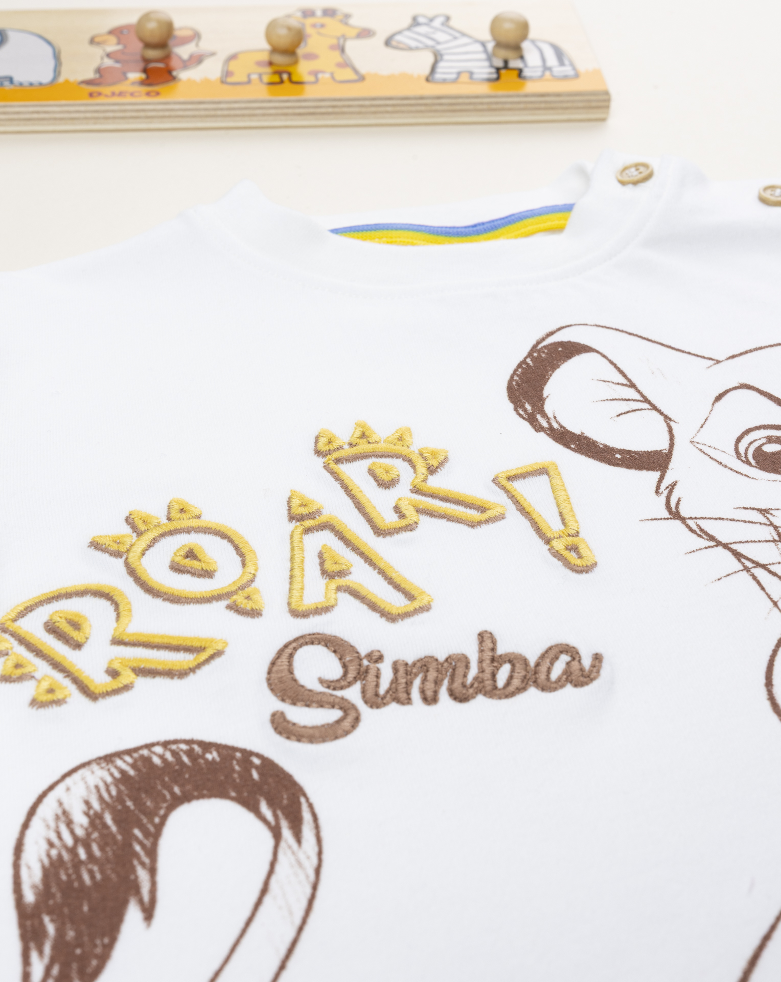 Completo bimbo t-shirt e bermuda re leone