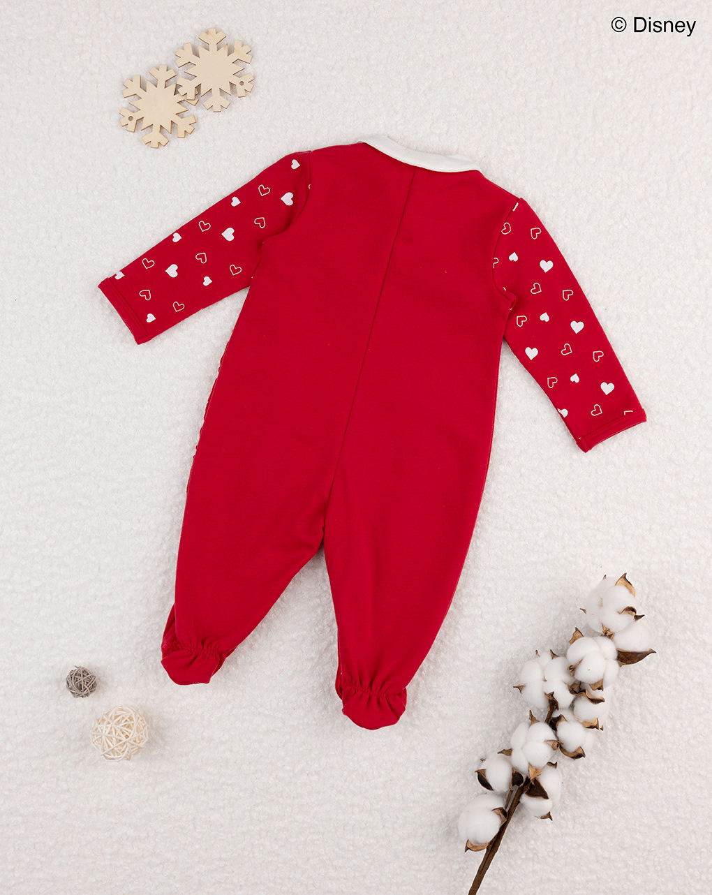 Tutina felpata bimba ""minnie natale"