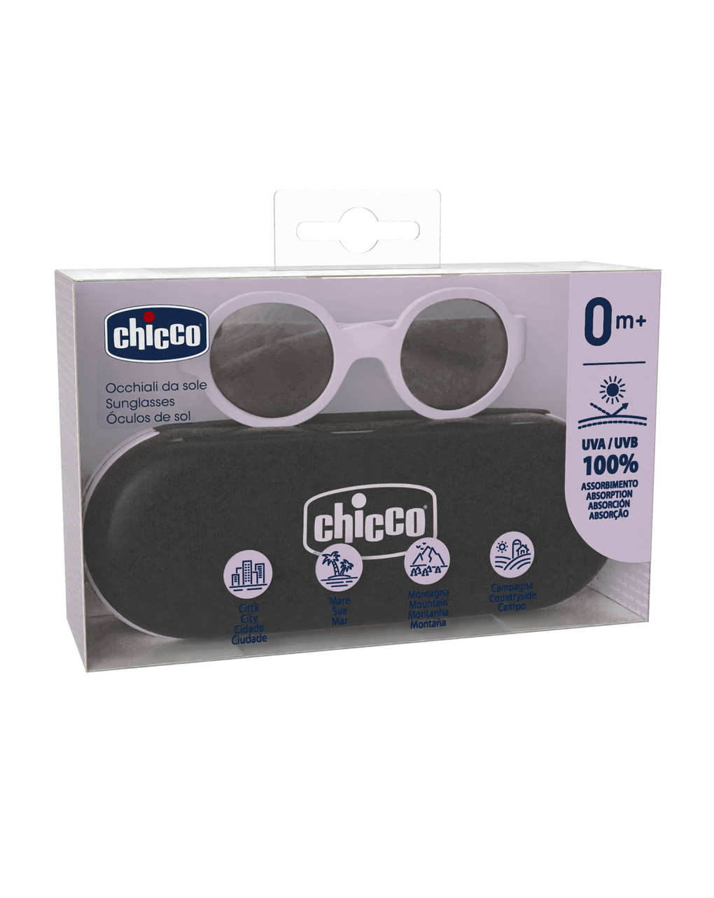 Occhiale da sole 0m+ lilla - chicco