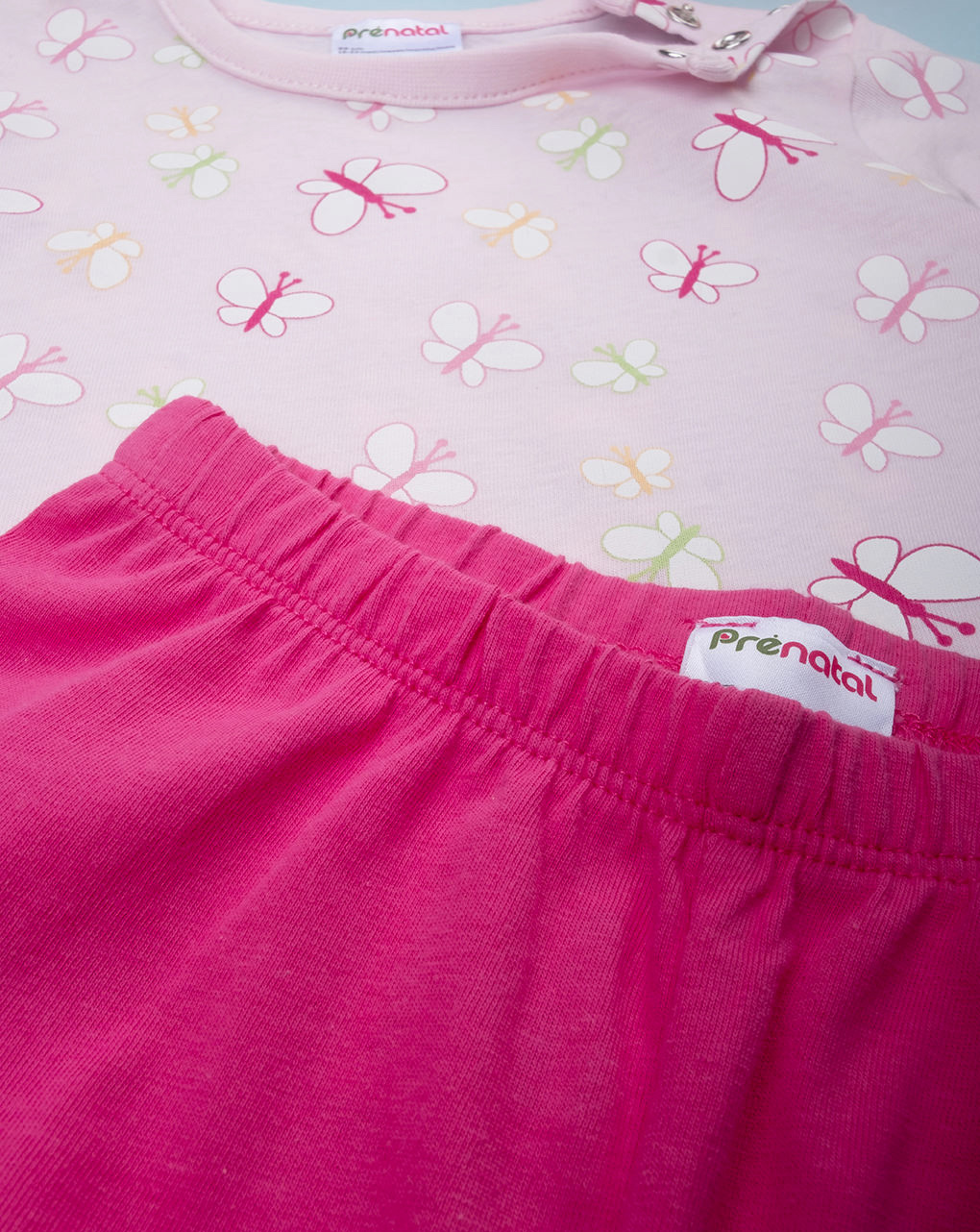Pigiama bimba rosa farfalle