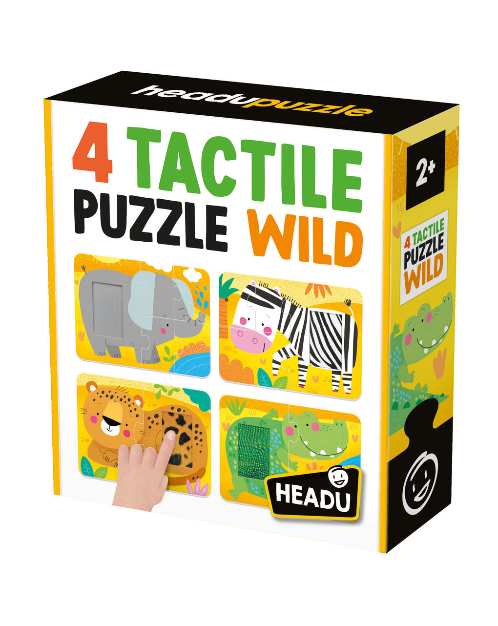 4 tactile puzzle wild – 2+ – headu