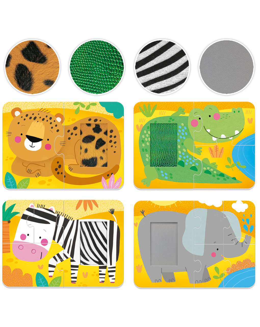 4 tactile puzzle wild – 2+ – headu