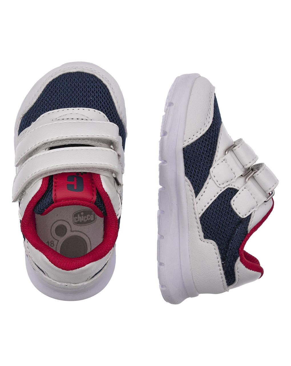 Sneaker gobel chicco bimbo bianco/blu