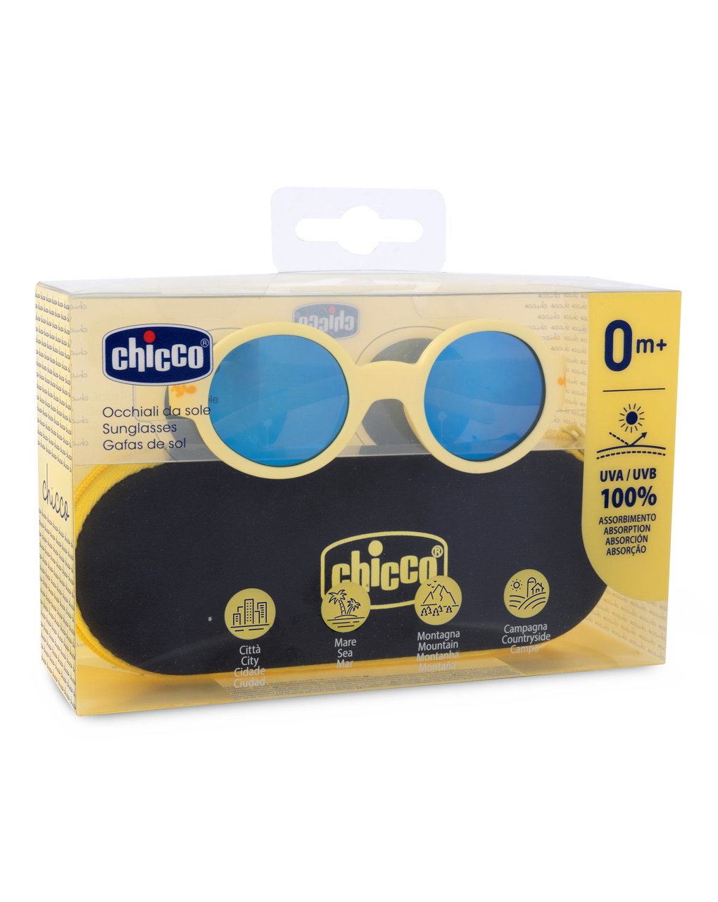 Occhiale da sole 0m+ giallo - chicco