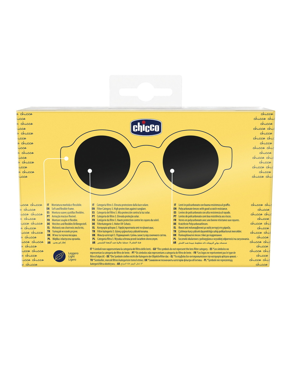 Occhiale da sole 0m+ giallo - chicco