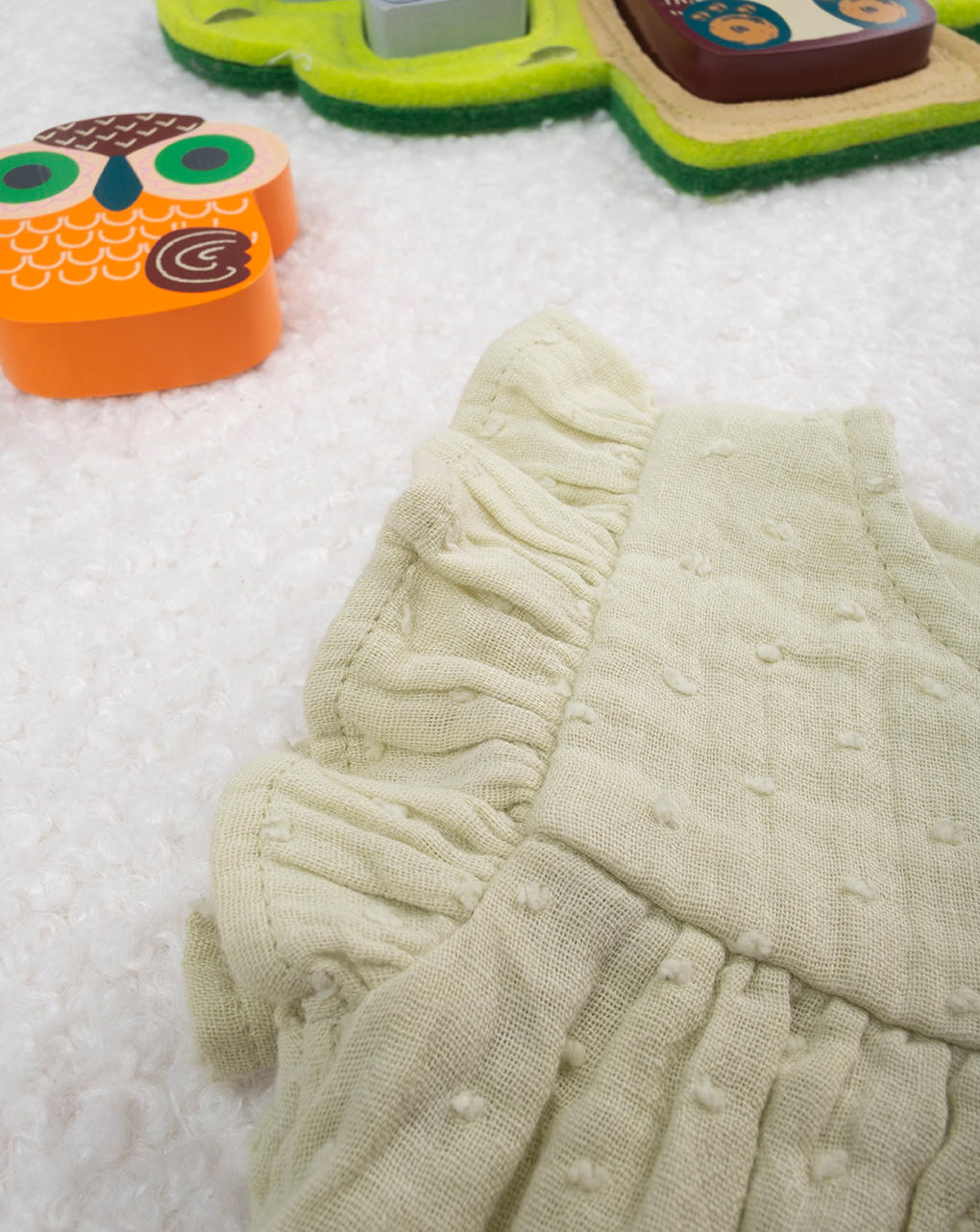 Camicia bimba verde
