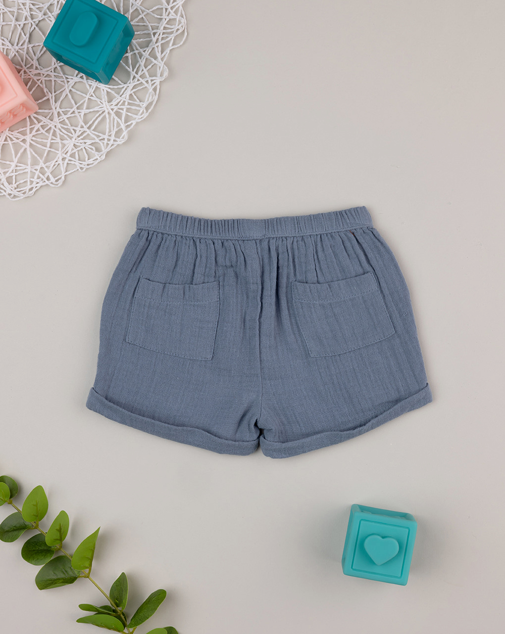 Shorts bimbo grigio