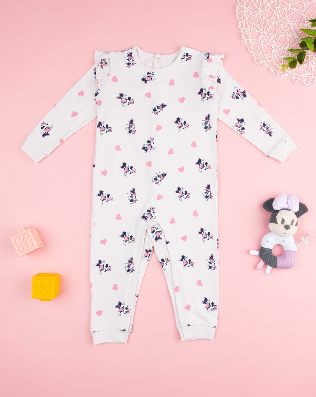 Pigiamone bimba minnie rosa