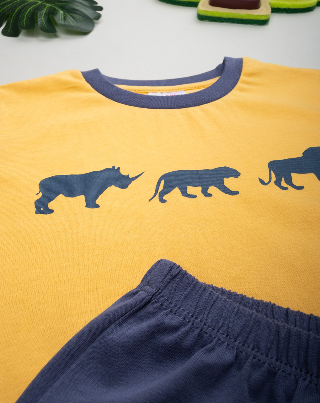 Pigiama bimbo giallo/blu