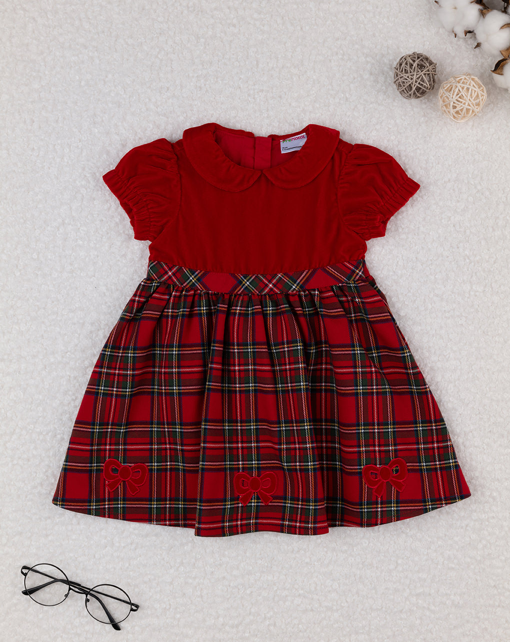 Abito tartan bimba Prenatal