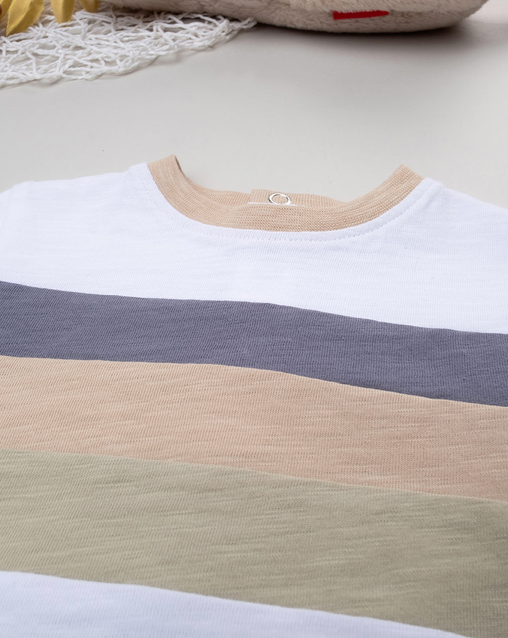 T-shirt mezze maniche bimbo rigata