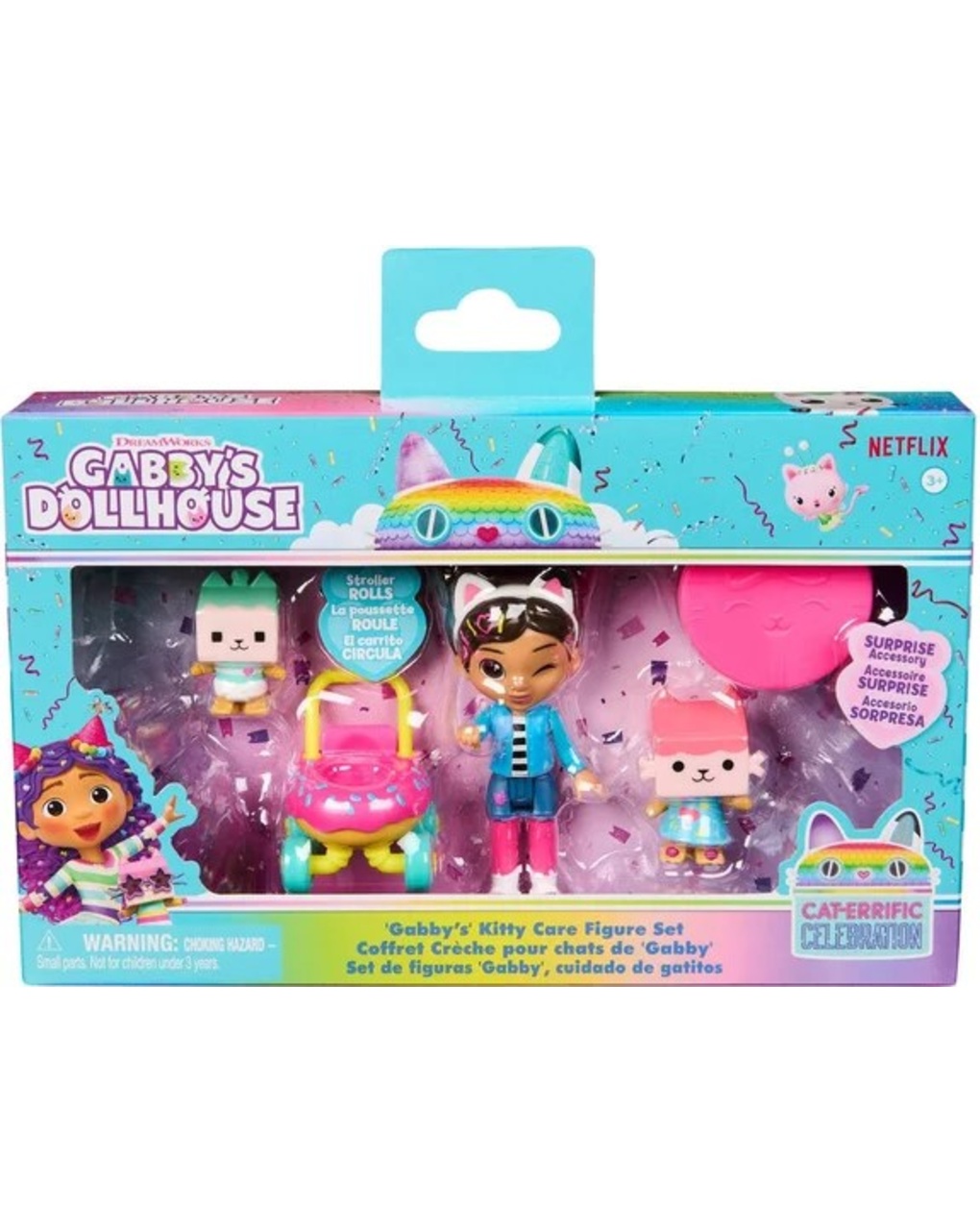 Pack da 4 personaggi "kitty care" -3+  - gabby's dollhouse