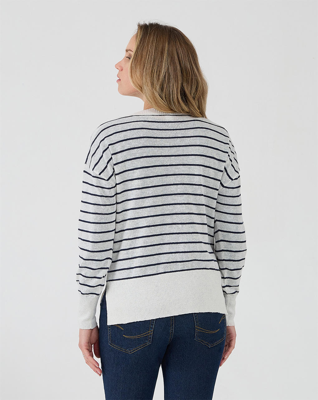 Maglia premaman fantasia righe